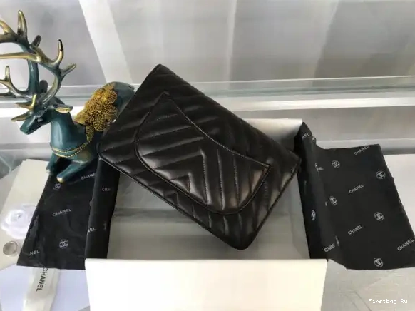 First Bag Ru Lambskin Gold Silver Flap With   CHANEL Bag Hardware 0621